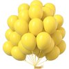 PartyWoo Yellow Balloons, 50 pcs 12 Inch Matte Yellow Balloons, Yellow Latex Balloons for Balloon Garland Balloon Arch as Party Decorations, Birthday Decorations, Baby Shower Decorations, Yellow-Y55