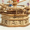 Hands Craft DIY 3D Music Box Wooden Puzzle – Gear Driven, Starry Night Laser Cut Assembly Model Building Kit Brain Teaser Puzzles Educational STEM Toy for Adults and Teens AMK51