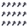 Xislet 45PCS Universal Style Engine Under Cover Splash Shield Guard Body Bolts Bumper Fender Liner Push Retainer Fastener Rivet Clips Compatible with Most Brand of Vehicles