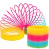 The Dreidel Company Plastic Multicolor Coil Spring, Goody Bag Fillers, Party Favor for Kids, 3" Inches (80mm) (2-Pack)