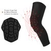 Hex Knee Pads Compression Leg Sleeve Knee Sleeve for All Sports Wrestling Protector Gear, Youth & Adult Sizes, Single & Pair (Black_2 Pack, Medium)
