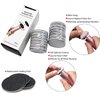 120pcs Replaceable Sandpaper Refill Discs for Electric Foot File Callus Remover Dead Skin Removal (60pcs Rough 60 Grit, 60pcs Smooth 100 Grit)