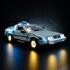 Kyglaring LED Lighting Kit Designed for Lego Creator Expert Back to The Future Time Machine 10300 Model Building Kit - Without Lego Set (Standard Version)