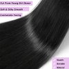 Beautymoon 12A Human Hair Bundles Straight 3 Bundles Human Hair 22 24 26 Inch 100% Unprocessed Brazilian Virgin Hair Straight Weave Human Hair Bundles Double Strong Weft