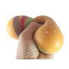 1 Hamburger Stretchy Squishy Squeeze Stress Ball Soft Doh Filling - Like Shaving Cream - Sensory, Fidget Toy Burger (1 Burger Ball)