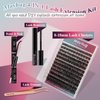 Mayhug Lash Extension Kit 144 Pcs, 3D Lash Clusters 8-18/D Curl Wispy Lash Clusters with 10ml Bond and Seal Waterproof, 5ml Lash Remover, Lash Tweezers Eyelash Extensions Kit at Home (Prism Kit)