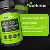 FitoHerbs Quinine Herbal Supplement - Cinchona Bark Supplement for Immune System, Stomach Health & Soothes Leg Cramps - Vegan Pure Quinine Capsules 1000mg (90 Capsules)