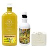Bath & Body Works Aromatherapy Pineapple, Lime, Eucalyptus - Duo Gift Set - Body Wash and Essential Oil Pillow Mist With a Natural Oats Soap.