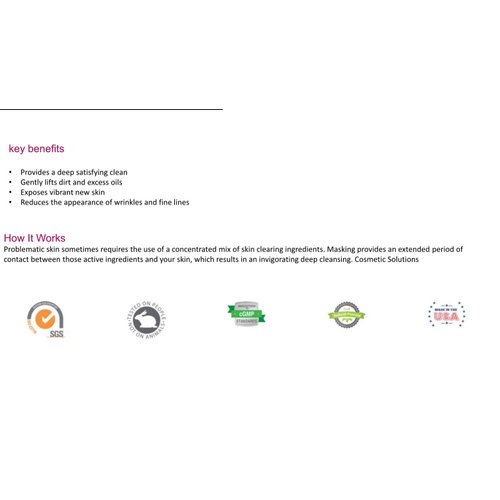 Skin Care Oxygen Mask, Skin Mask, Face Mask, Deep Cleaning Mask, Shinny Facial Looking - Gently Lifts Dirt and Excess Oils