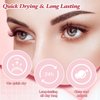 Lash Glue for False Eyelashes, Super Strong Hold Clear Eyelash Glue, Latex Free Long-Lasting Lash Adhesive Waterproof White Strip Eye Lash Glue, Fast Drying Eyelash Adhesive 5ml 0.17oz