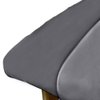 ForPro Professional Collection Premium Microfiber Massage Fitted Sheet, Cool Grey, Ultra-Light, Stain and Wrinkle-Resistant, for Massage Tables, 36" W x 77" L x 7" H