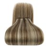 Sunny Highlights Weft Hair Extensions Real Human Hair Light Brown Blonde Sew in Extensions Straight Human Hair Extensions Weft Highlights Sew in Hair Extensions Real Human Hair Bundle 16in 100g