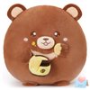 CozyWorld 12“ Honey Bear Plush Pillow,Teddy Bear Plush Stuffed Animal Gifts for Girlfriend Kids,Ultra Soft Snacks Plush Toy,Brown Bear with Honey Pot