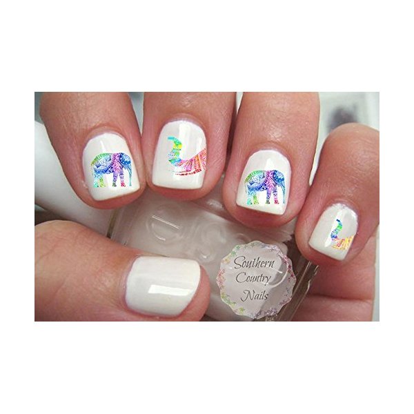 Elephant Nail Art Decals