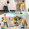 Kids Vacuum Cleaner Toy Set for Toddlers - 2PCS Toy Vacuum Sets for Toddlers 3+ Years Old with Sound Effects, Baby Play Vacuum Pretend Role Play Household Housekeeping Toys for Children Boys Girls