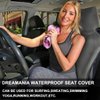 DREAMANIA Waterproof Seat Cover, Upgraded Neoprene Sweat Carseat Protector, Perfect for Universal Anti-Slip Car Truck SUV Seat, Ideal for Surfing Yoga Gym Workout, Gray