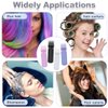 ELANE 4 PCS Root Comb Applicator Bottle,Hair Oil Applicator Bottle for Hair,Oil Comb Applicator Hair Bottle Applicator for Hair Dye Shampoos Hair Salons.6oz (black+white+purple+pink)