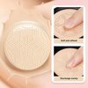 Lovelycat Mushroom Head Air Cushion BB Cream Even Skin Tone Makeup Base PrimerConcealer Lasting Nude Makeup Moisturizing Brightening Pigment CC Liquid Foundation (A-natural)