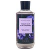 Bath & Body Works Violet Leaf & Blackberry 4 Piece Shower Gel Value Pack with a Natural Oats Sample Soap