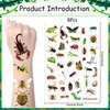 Yoyuspy Bug Temporary Tattoos Bulk - 200+ Bug Insect Tattoos Stickers Kids Bug Birthday Party Decorations Favors Supplies Spiders Bee Butterfly Bug Insect Fake Tattoos Classroom School Prizes Rewards