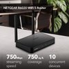 NETGEAR Dual Band WiFi Router (R6020) – AC750 Wireless Speed (Up to 750Mbps), Coverage up to 750 sq. ft., 10 Devices, 4 x Fast Ethernet Ports