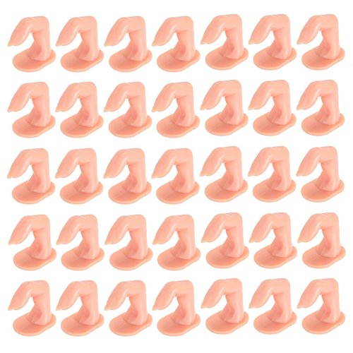 Hedume 60 Pack Practice Fingers, DIY Nail Art Training Fingers, Nail Decoration Training Fingers ...