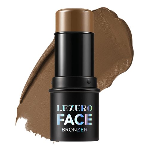 Cream Bronzer Stick, Multi-use Contour Stick for Face Shaping, Matte Finish Beauty Wand for Sculpt the Face, Easy to Apply, Longwear, Waterproof, Buildable and Blendable Color (#06, 1PC)