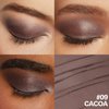 FOCALLURE No Crease Eyeshadow Stick, Creamy Eye Shadow Stick, Matte & Shimmer Eyeshadow Pencil, Smudge-proof, Built-in Smudger, CACOA