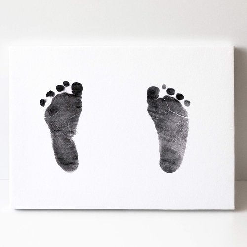 Gift Republic: Baby Prints on Canvas Gift Box