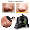 KlsyChry Blackhead Remover Mask, Bamboo Charcoal Peel Off Face Mask, Deep Cleansing Black Mask Purifying Peel-off Mask, Suction Blackhead Remover Mask, 120g