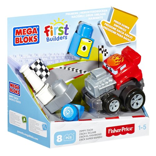 Mega Bloks First Builders Zippy Zach Building Kit