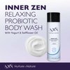 NxN Inner Zen Relaxing Body Wash, Coconut Scented Creamy Yogurt Probiotic Natural & Organic Formula, 8 Fl Oz