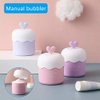 Ejoyous Face Wash Foam Maker, Cute Bubble Maker For Whip Cleanser, Facial Cleanser Rich Cream Foam Maker Cup Skincare Tools for Deep Face Wash, Ideal for Home Travel (blue)