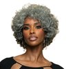 BOBBI BOSS Stunna Series MH1509 Latrice Short Curly Human Hair Wig 100% Human Hair Wigs, Unprocessed Human Hair Bundles (Natural BK)