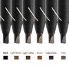 6pcs/pack Brow Pencil Set Pull Cord Peel-off Eyebrow Pencils Waterproof Long Lasting Microblading Eyebrow Pen for Marking, Filling, Outlining (Gray)
