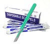 Disposable Sterile Scalpel #21, Podiatry & Professional Corn Callous Knife, Precision Carbon-Steel Blades with Plastic Handle - Individual Pouches - Podiatry Pedicure, Wart Removal & More - Box of 10