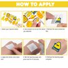 107 PCS Funny Cheese Temporary Tattoos Birthday Party Decorations Supplies Favors Cute Yellow Cheese Dairy Food Sweet Cheesy Decor Stickers For Boys Girls Gift School Prizes Rewards