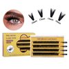 Pre Bond Lash Clusters, Self-Adhesive, Glue Free, No Irritation, 10-16mm (10-09)