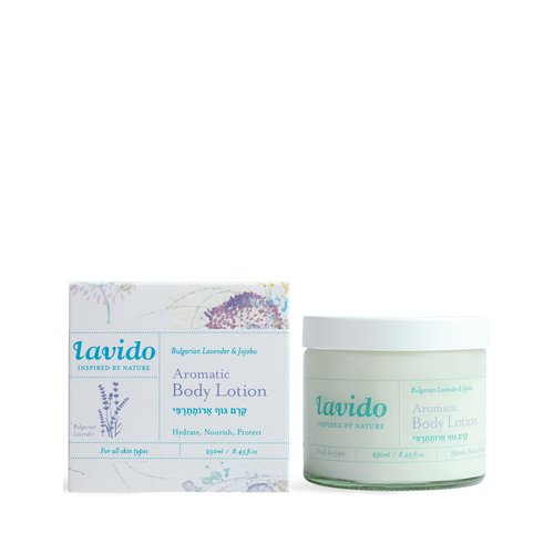 Lavido - Natural Aromatic Body Lotion | Non-Toxic, Clean Skincare (Lavender, 8.45 fl oz | 250 ml)