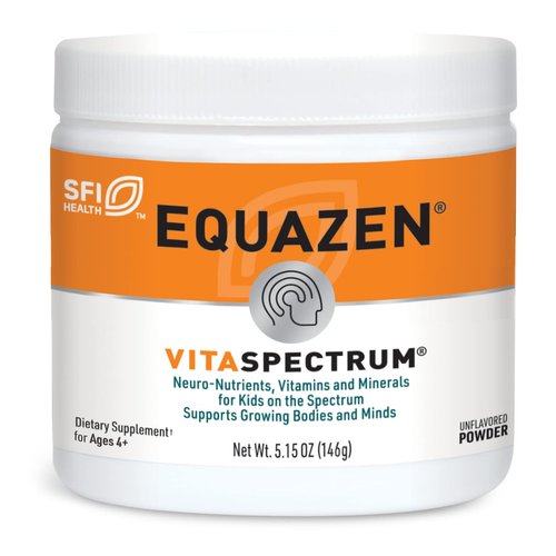 EQUAZEN VitaSpectrum Powder - Nutrients, Vitamins and Minerals Powder for Kids - with Choline, Folate, B12, B6, Vitamin E, and Vitamin D (5.15 oz)