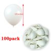 White Balloons,100-pcs,12-Inch Latex Balloons,for Wedding, Birthday Party, Baby Shower, Christmas，Party Decorations