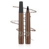 New Magic Eyebrow Pencil, 3D Waterproof Microblading Eyebrow Pencil Contouring Pen, 4 Tipped Precise Brow Pen, Fine Stroke Microblading Eyebrow Pencil Creates Natural Makeup Effect (Dark Brown)