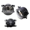 iJDMTOY Pair Clear Lens Fog Light Lamp Assemblies w/ 55W H11 Halogen Bulbs Compatible with Acura Honda Ford Suzuki etc