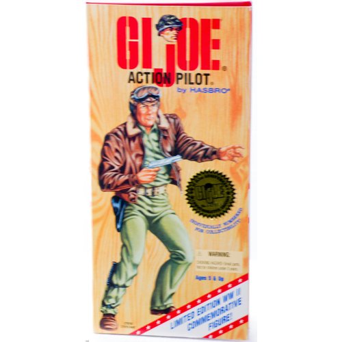 12" GI Joe Action Pilot Action Figure WWII 50th Anniversary Numbered Commemorative Edition (Hasbro 1995)
