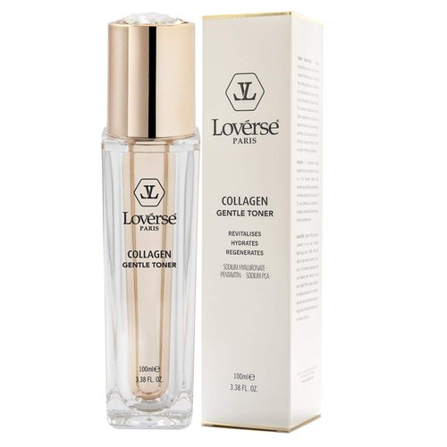 LOVÉRSE Loverse Collagen Gentle Toner Rivitalises Hydrates Regenerates Skin Care 3.38 Fl.oz 100ml