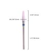 MZCMSL Pink Ceramic Drill Bit for Nails,Taper Cone (Medium Grit) Nail File Drill, Electric Manicure Drill, (6 x 14 mm)