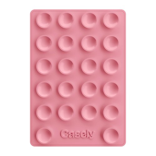 Casely Grippy | Silicone Suction Phone Mount Compatible with MagSafe Pink