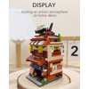 LUOGFYNI Japanese Street View Ramen Shop Building Blocks, Mini Bricks Store Architecture Sets, Creative City Construction Model for Adults, Idea Gifts for Kids(1654)