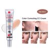 Color Correcting CC Cream with SPF 25, Coverage Lightweight Foundation, Hydrating Serum, Even Skin Tone Makeup and Skin Care, Refine Skin Texture, Avoid Sun Damage