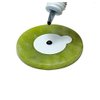 LASSUM 2 Pieces Round Jade Stone Eye Lashes Adhesive Glue Pallet Holder for Eyelash Extensions,2 Inch